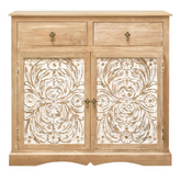 The Attic Jodhpur Solid Wood Sideboard Natural